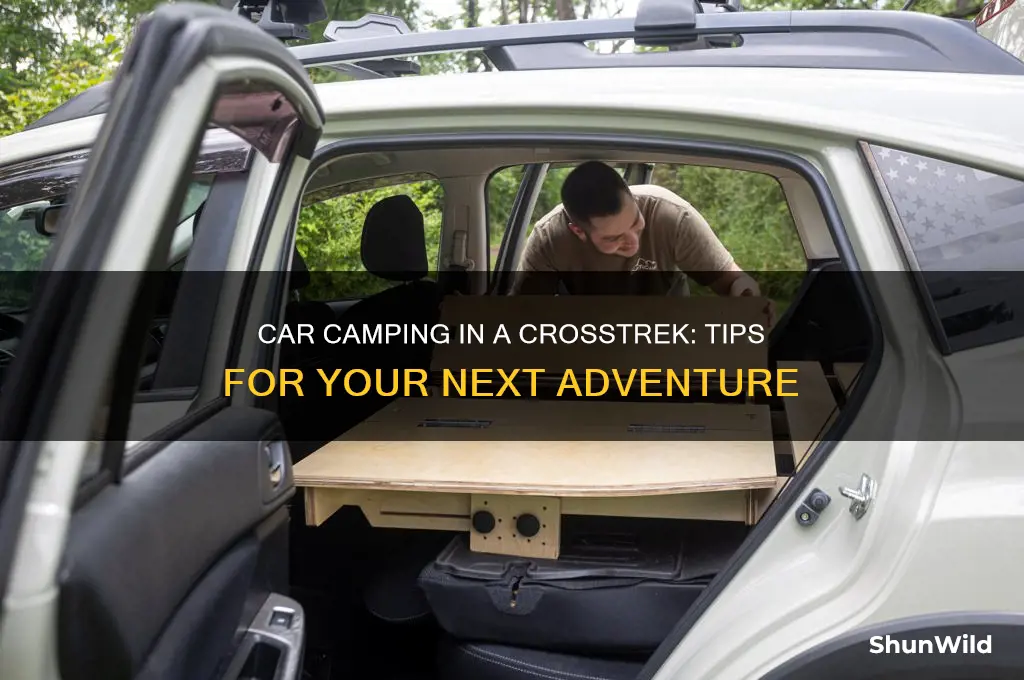 can i go car camping in my crosstrek