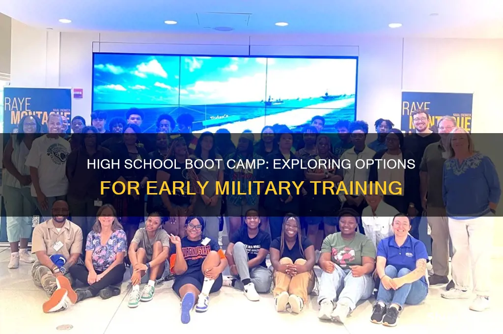 can i go to boot camp during high school