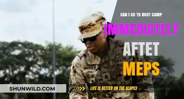 Can You Attend Boot Camp Right After MEPS? Quick Guide