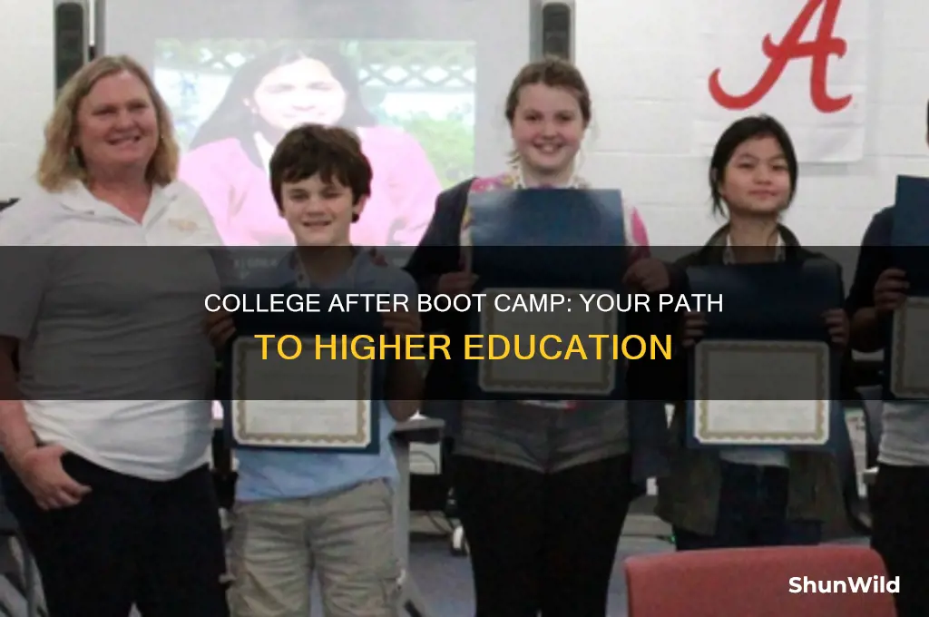can i go to college after boot camp