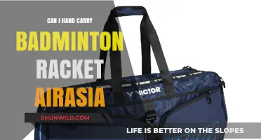 Hand-Carrying Badminton Rackets: AirAsia's Policy Explained