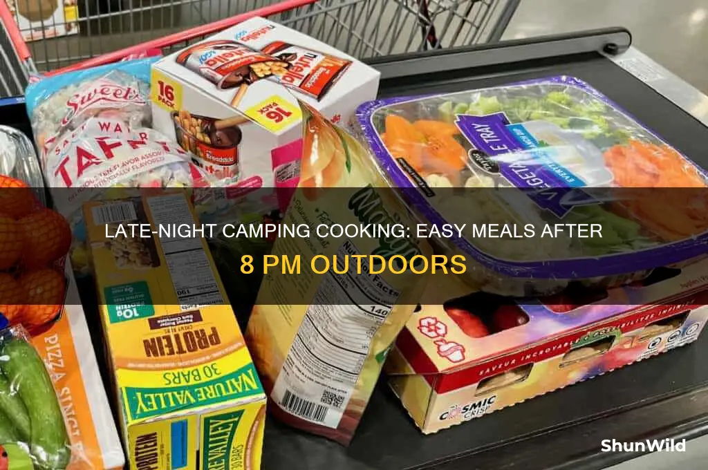 can i make food camping after 8
