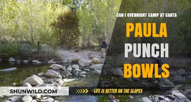 Overnight Camping at Santa Paula Punch Bowls: What You Need to Know