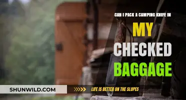 Packing a Camping Knife in Checked Luggage: TSA Rules Explained