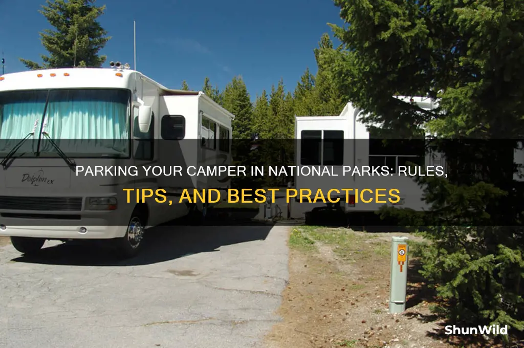 can i park a camper in national park