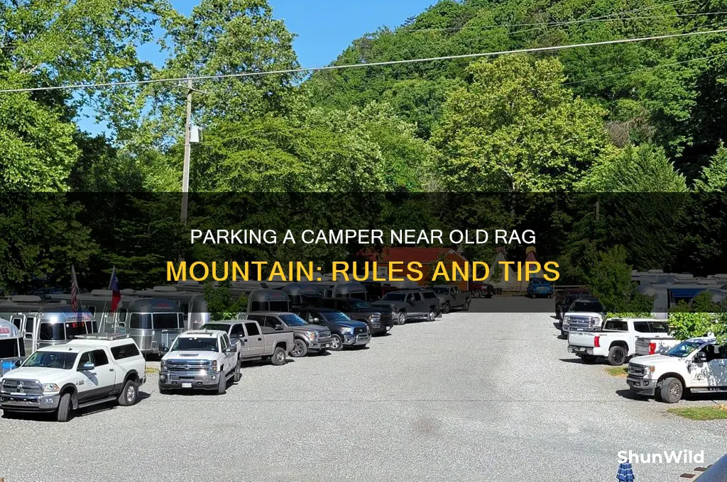 can i park a camper near old rag mountain
