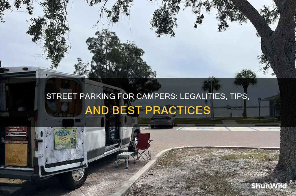 can i park a camper on the street