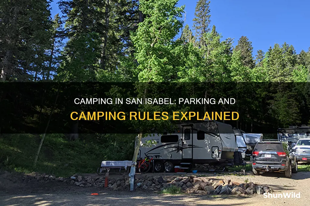 can i park and camp in san isabel national forest