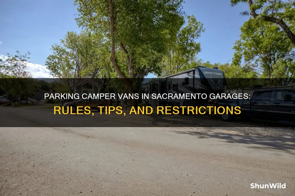 can i park my camper in a parking garage sacramento