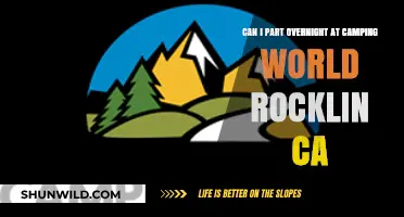 Overnight Parking at Camping World Rocklin, CA: What You Need to Know