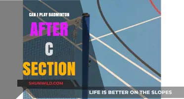 Post-C-Section: When Can I Play Badminton?