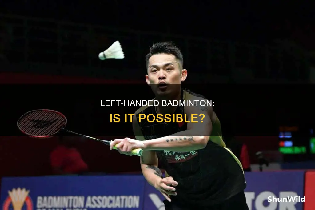 can i play badminton with left hand