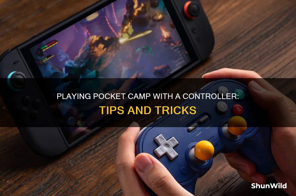 can i play pocket camp with a controllwe