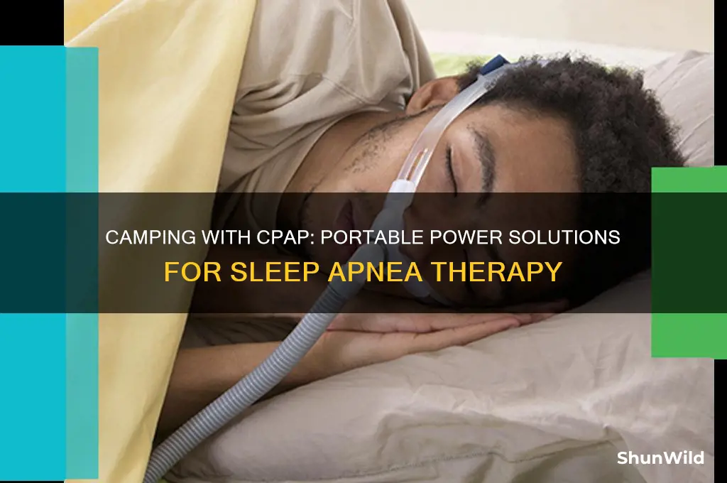 can i power my cpap while camping