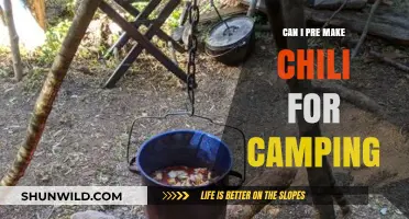 Pre-Made Chili for Camping: Tips for Easy Outdoor Meals