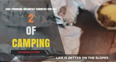 Premade Breakfast Burritos: A Camping Day 2 Time-Saver?