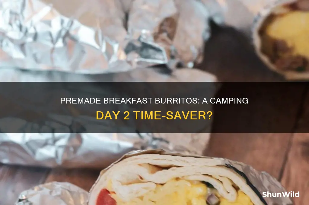 can i premake breakfast burritos for day 2 of camping