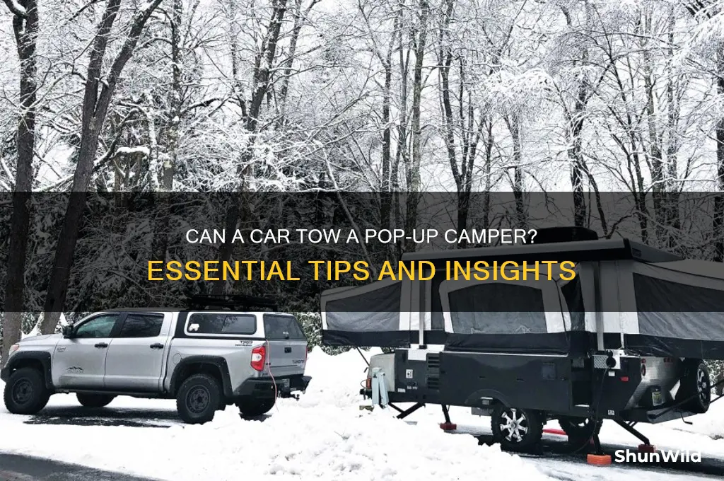 can i pull a pop up camper with a car
