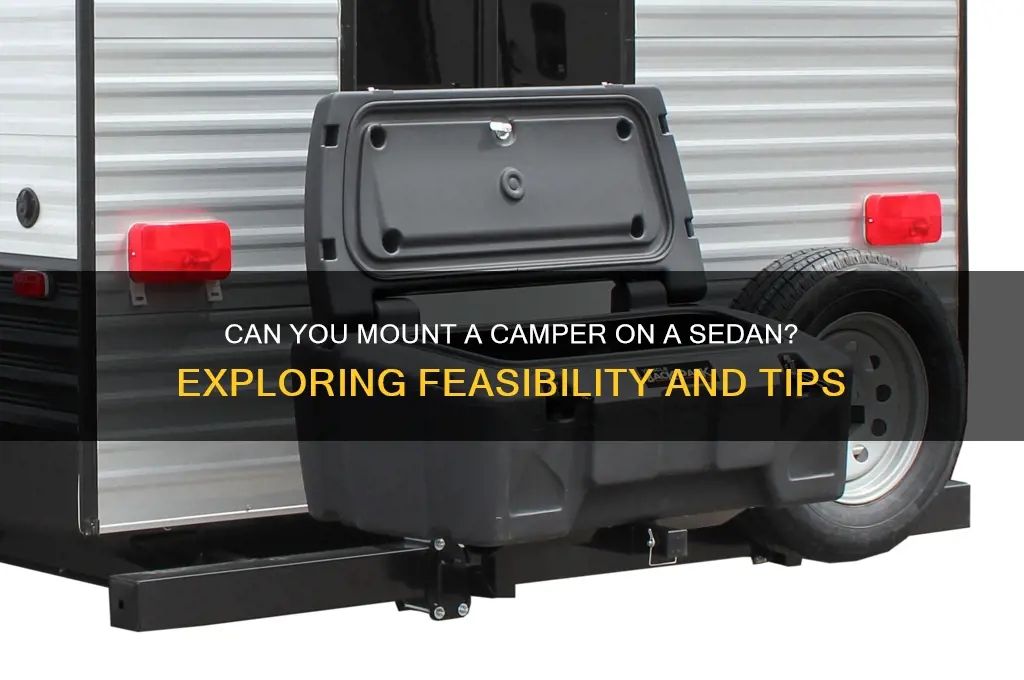 can i put a camper on a sedan