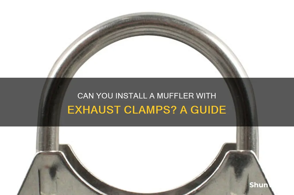 can i put a muffer on with exhoust camps