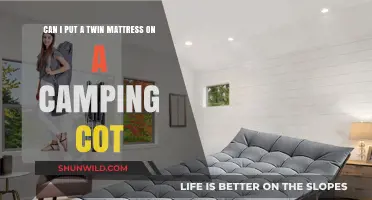 Twin Mattress on Camping Cot: Comfortable Outdoor Sleeping Solution?