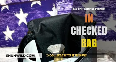 Can You Pack Camping Propane in Checked Luggage? Travel Tips