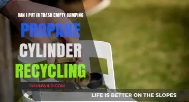 Recycling Empty Camping Propane Cylinders: Trash or Proper Disposal?