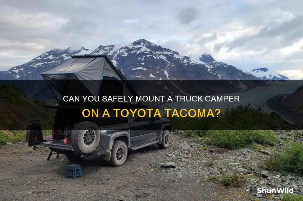 can i put truck camper on my toyota tacoma
