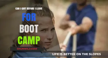 Should I Quit Now or Wait Until Boot Camp Begins?