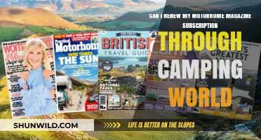 Renewing Motorhome Magazine Subscription via Camping World: A Quick Guide