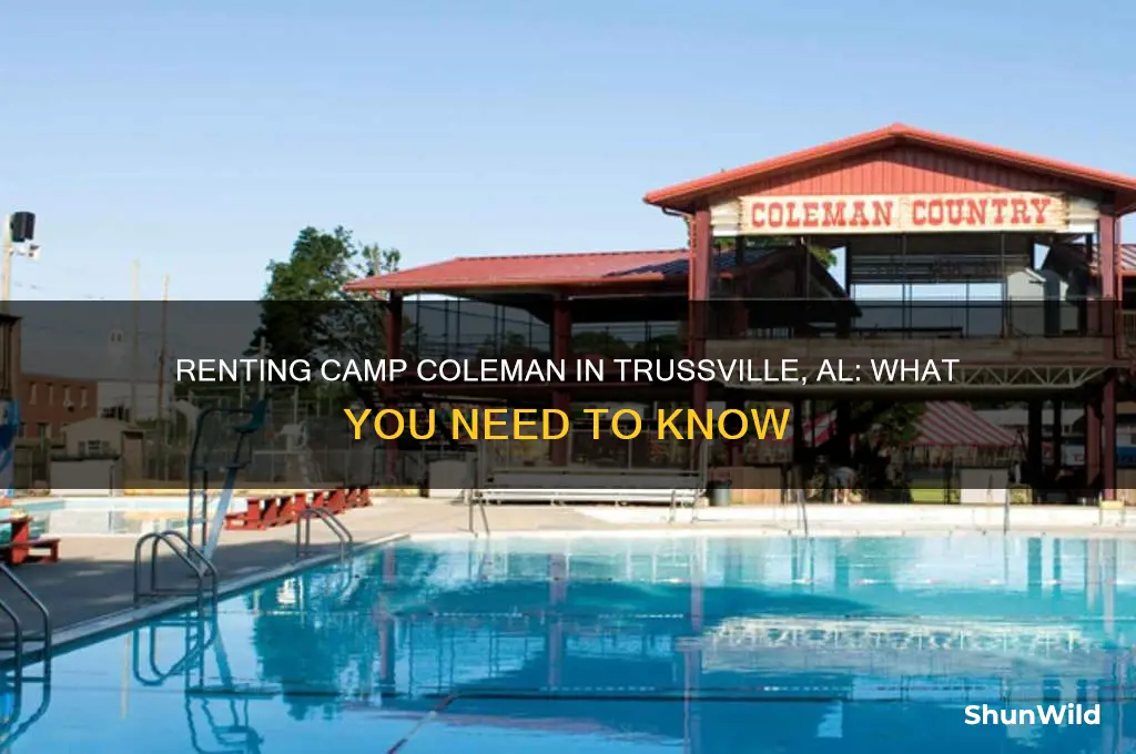 can i rent camp coleman trussville al