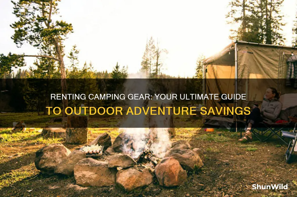 can i rent camping equipment
