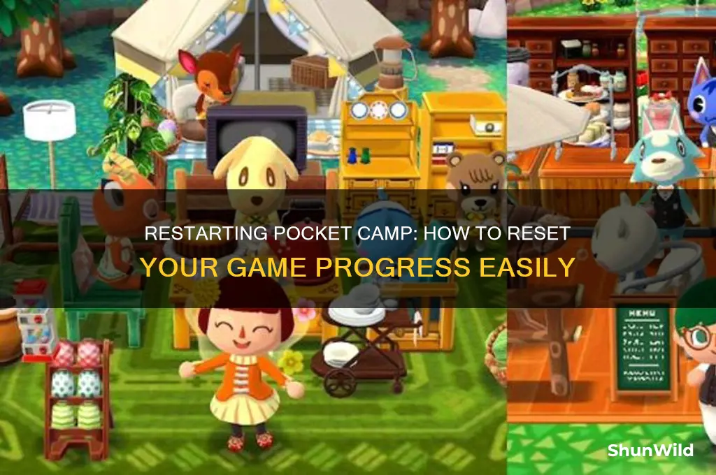 can i restart my pocket camp game