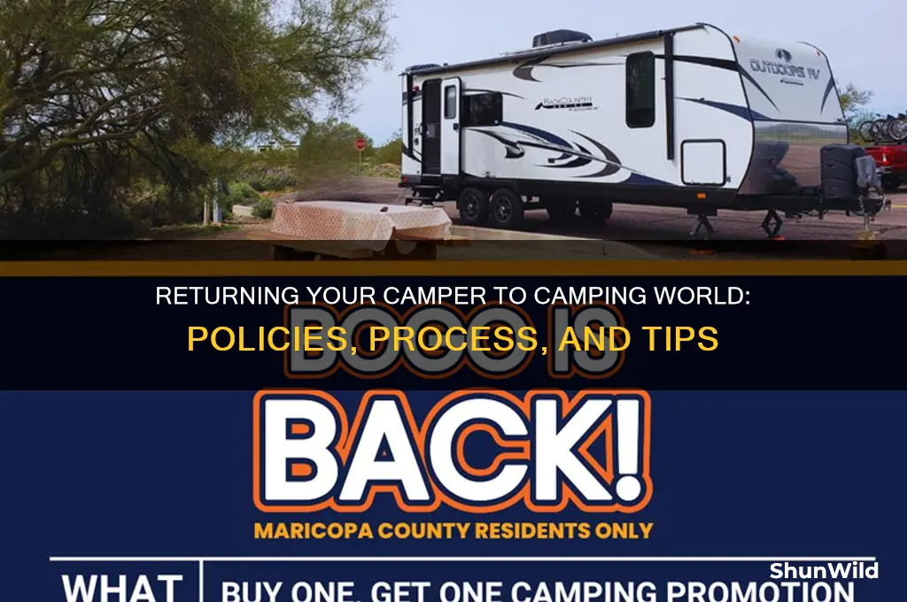can i return a camper to camping world