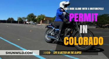 Riding Solo in Colorado: Motorcycle Permit Restrictions Explained