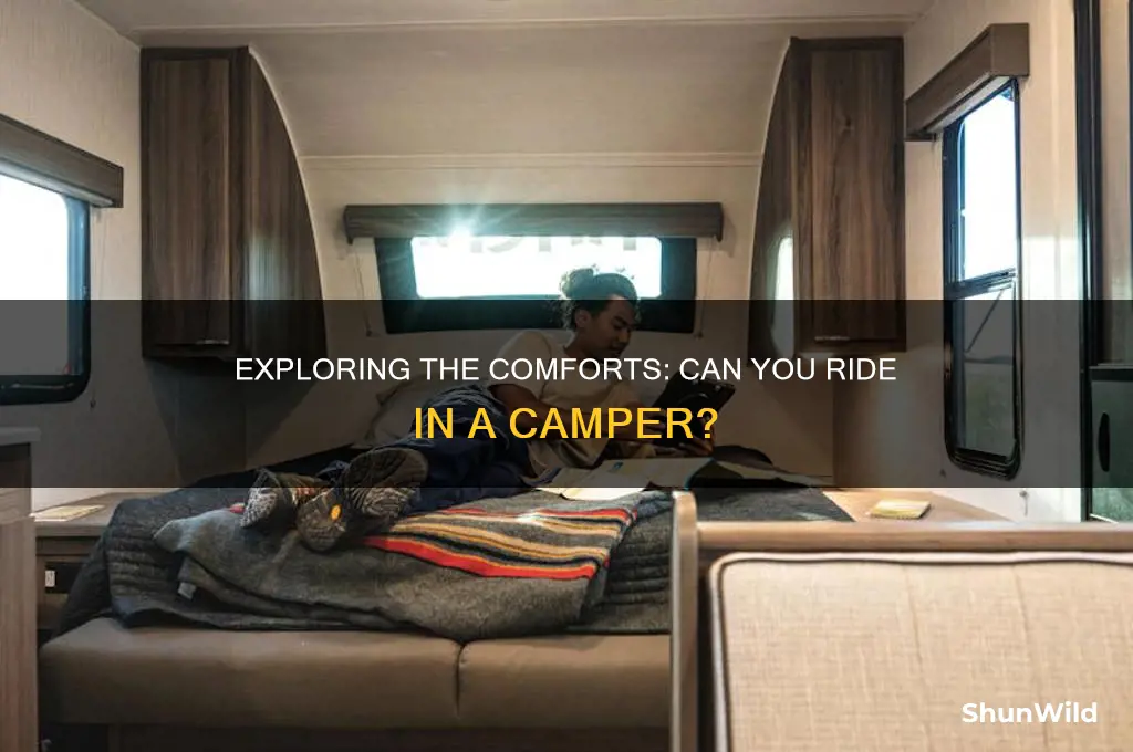 can i ride in a camper