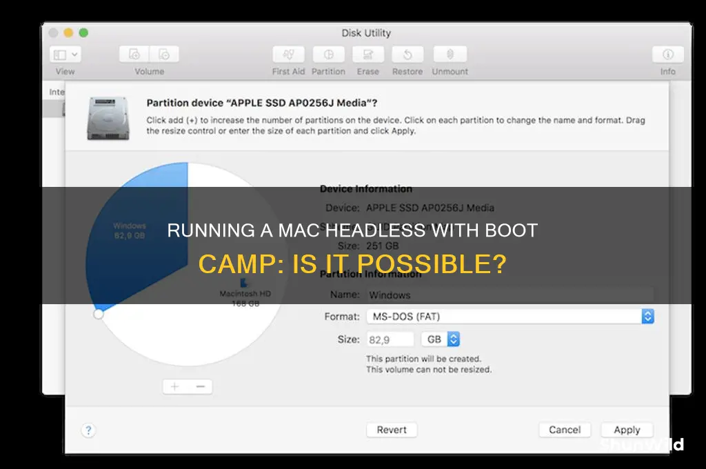 can i run a mac headless with boot camp