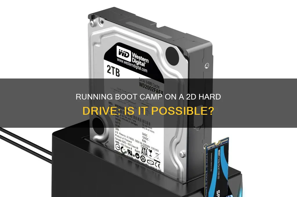 can i run boot camp on a 2d hard drive