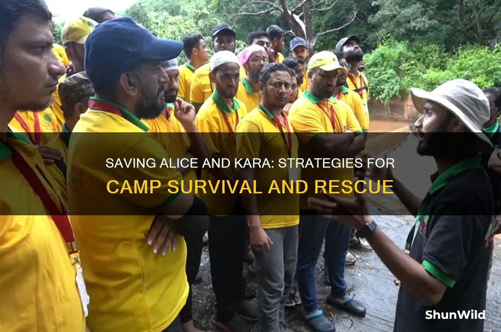 can i save alice and kara at the camp