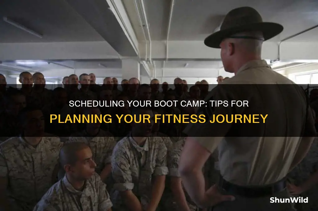 can i schedule my boot camp