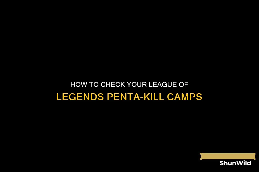 can i see which camp ive had a penta on