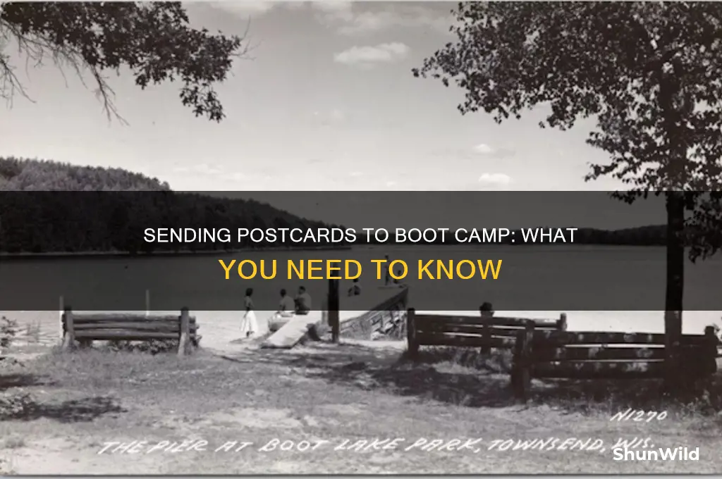 can i send post cards to boot camp