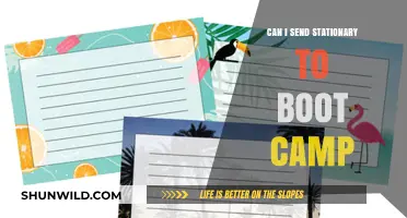 Sending Stationery to Boot Camp: What You Need to Know