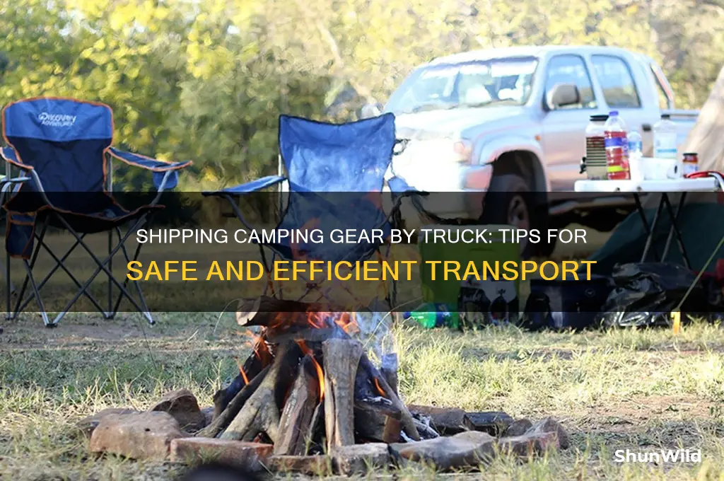 can i ship my camping supplies by truck