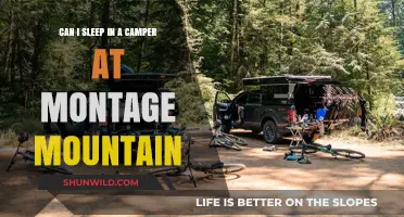 Sleeping in a Camper at Montage Mountain: Rules and Tips