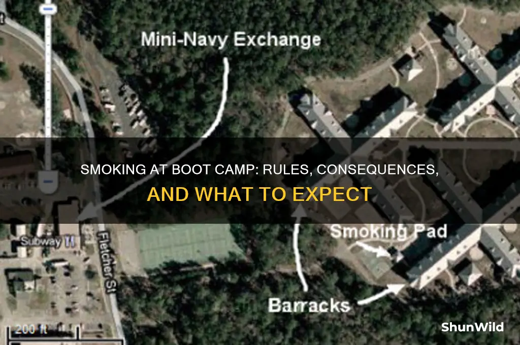 can i smoke at boot camp