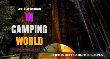 Overnight Stays at Camping World: What You Need to Know