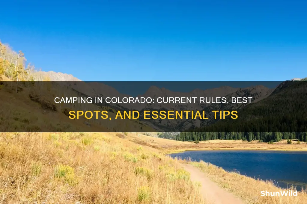 can i still camp in colorado
