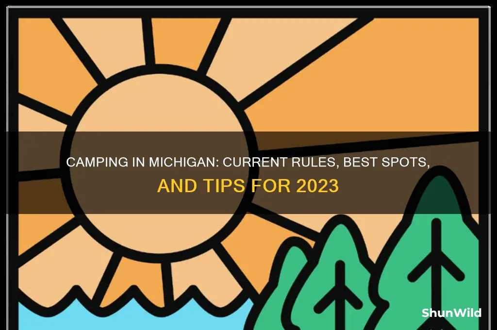can i still camp in michigan