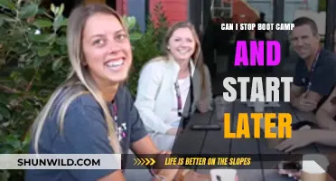 Pausing Boot Camp: Can You Stop and Restart Later?
